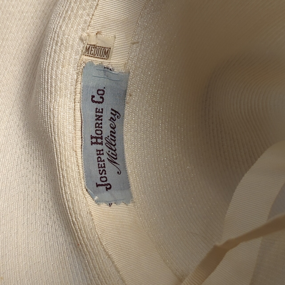 Vintage Ladies Hat, Ladies Sun Hat, Vintage Millenery Ladies Hat - Picture 7 of 8